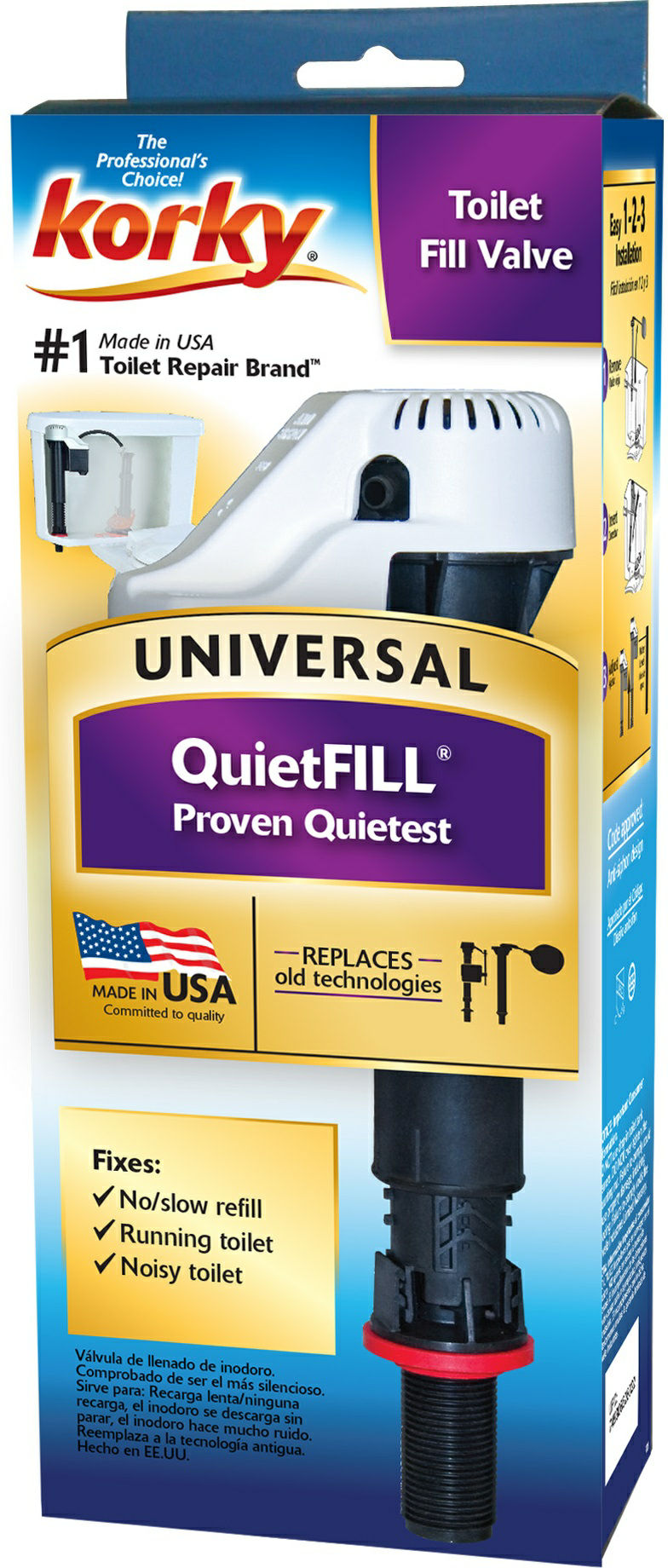 KORKY-QUIET FILL FOR VALVE/BALLCOCK - Lee Distributors