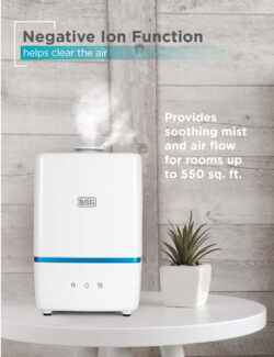 HUMIDIFIER-B&D ULTRASONIC 1.3 GALLON COOL & WARM MIST - Image 7