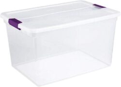 STORAGE-w-PURPLE LATCH TOP- 66 QT - Image 1