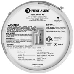 DETECTOR-HARDWIRE/SMOKE w-BATTERY (SMI100-AC) - Image 6