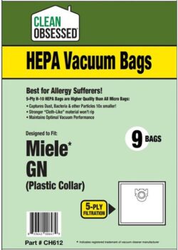 MIELE G/N VAC BAGS-9pk +2 FILTERS ( C204 )
