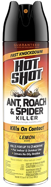 HOT SHOT-ANT/ROACH/SPDR 17.5z LEMON
