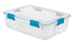 STORAGE-LATCH-CLEARw/GASKET- 37 QT - Image 1