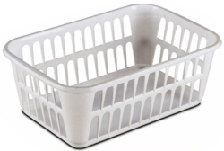 BASKET-11x7.5x4.25"-WHITE - Image 1