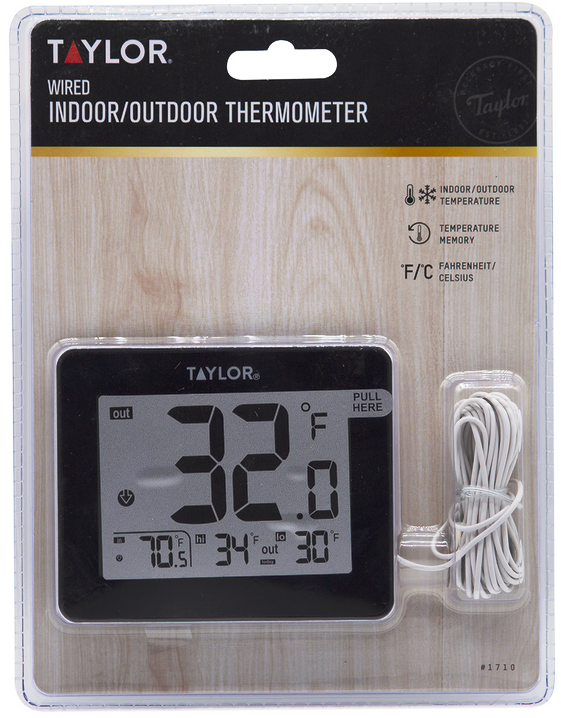 Taylor 1710 Digital Indoor And Outdoor Thermometer - Larry The Locksmith