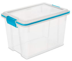 STORAGE-LATCH-CLEARw/GASKET- 20 QT - Image 1