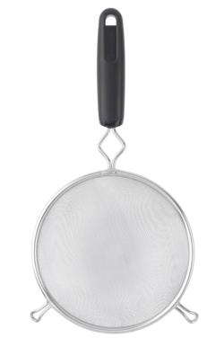 STRAINER/6"- S.S. MESH-BLK HDL