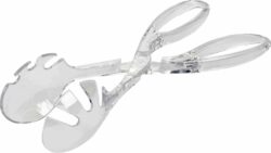 TONGS SALAD 10.75" CLEAR PLASTIC - Image 2