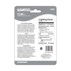 NIGHT LIGHT BULB 7-1/2 CD/1 WHITE - Image 3
