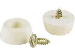 BUMPER-SCREW ON-7/8" WHITE - Image 2