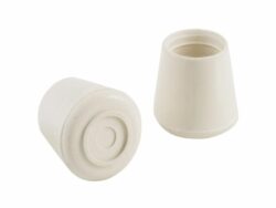 LEG TIP-RUBBERS-WHITE #6 - 1" - Image 2