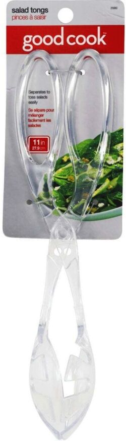 TONGS SALAD 10.75" CLEAR PLASTIC - Image 4