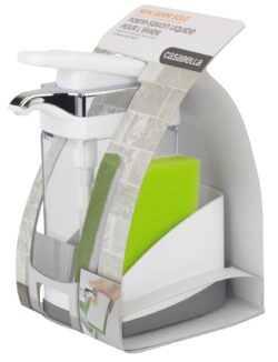 SINK SIDER SOAP DISPN w-SPONGE WHITE - Image 4