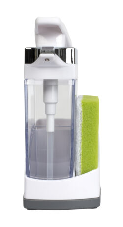 SINK SIDER SOAP DISPN w-SPONGE WHITE - Image 3