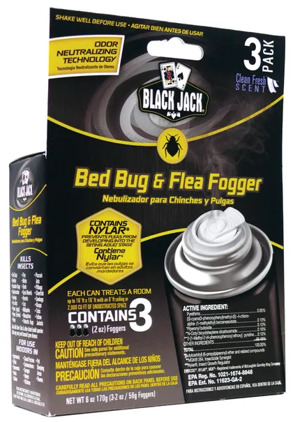 BLACK JACK BED BUG FLEA FOGGER 2oz 3pk