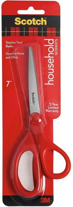 Scotch 7 Home & Office Scissors, Great for General Purpose Use (1407)