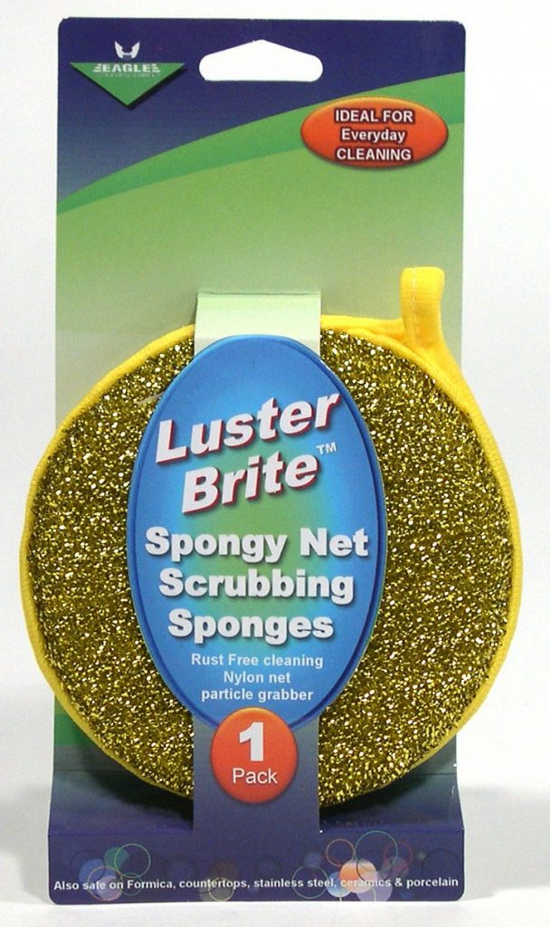 SCRUB SPONGSPONGY NET SCRUBBER 1PK Lee Distributors