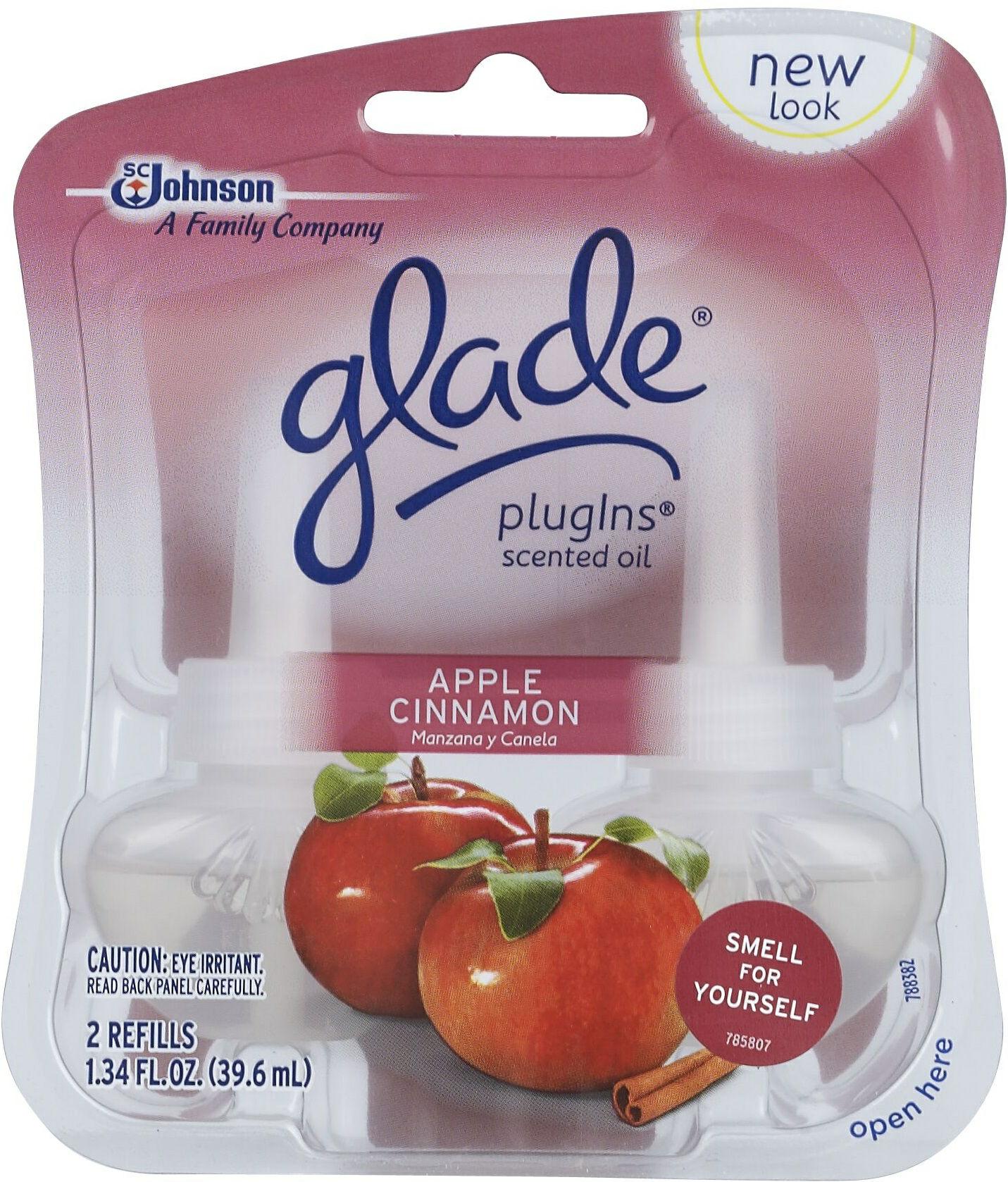 GLADE PLUGINOILREFILL2 PACK APPLE CINNAMON Lee Distributors