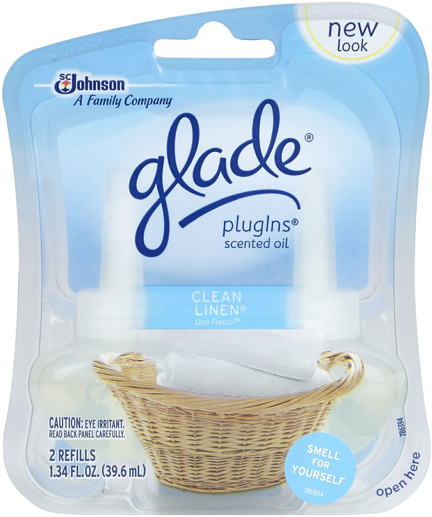 GLADE PLUGINOILREFILL2 PACK CLEAN LINEN Lee Distributors