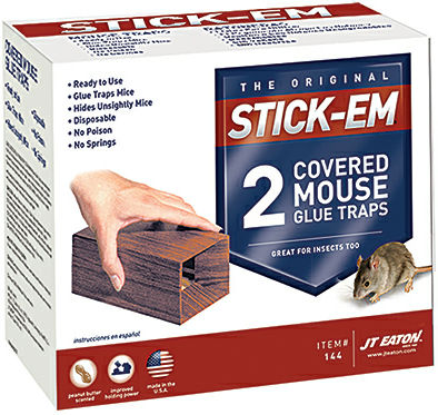 JT Eaton Stick - Em Covered Mouse Glue Trap