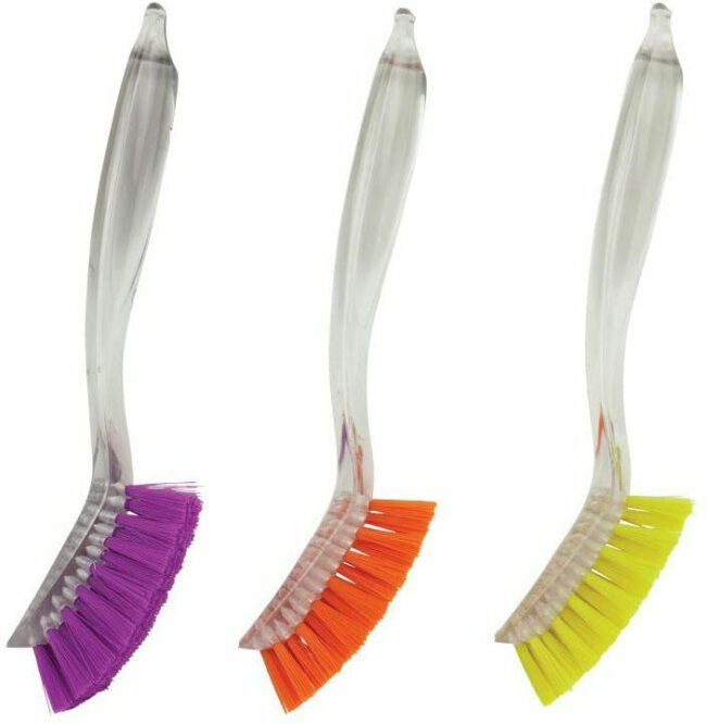 CASABELLA ANGLED SCRUB BRUSH 9.5" ASSORTED COLORS Lee Distributors