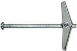 TOGGLE BOLT-ROUND HEAD - 1/4" x 3" - 1/CARD
