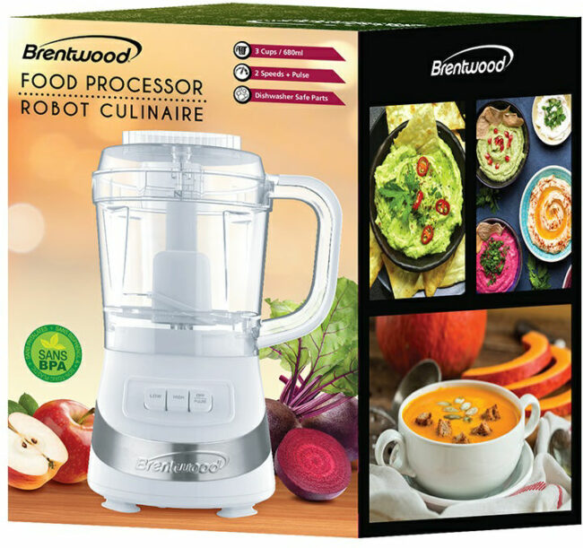 FOOD PROCESSOR 3 CUP WHITE Lee Distributors