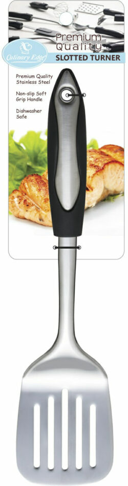 SPATULA SLOTTED S.S.-Black - Image 1