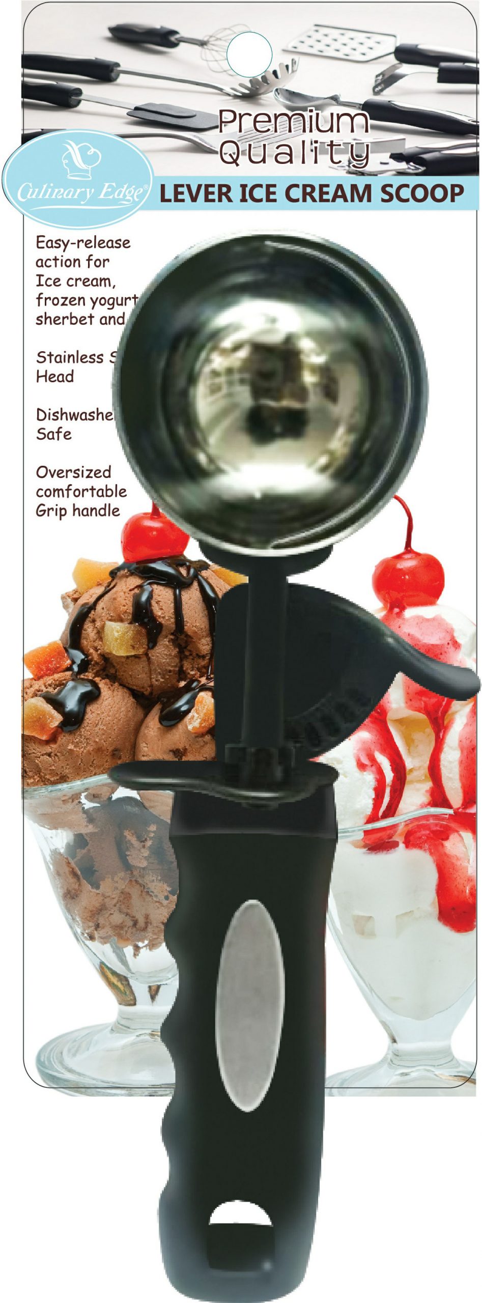 ICE CREAM SCOOP/TRIGGER S.S. Black Lee Distributors