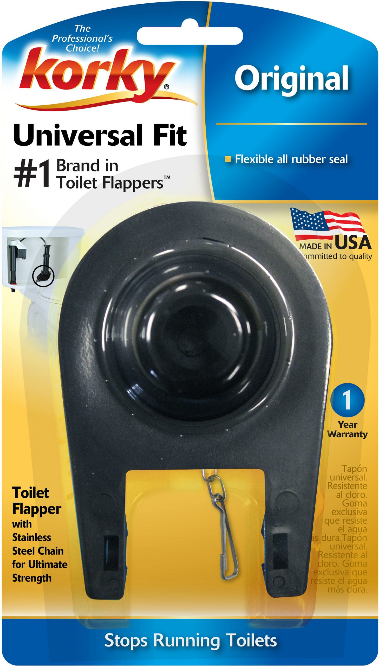 FLAPPERKORKYSTANDARD TANKBLACK Lee Distributors