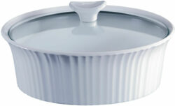 FRENCH WT.COV. ROUND CASSEROLE 1.5 QT