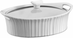 FRENCH WT.COV. OVAL CASSEROLE 2.5 QT