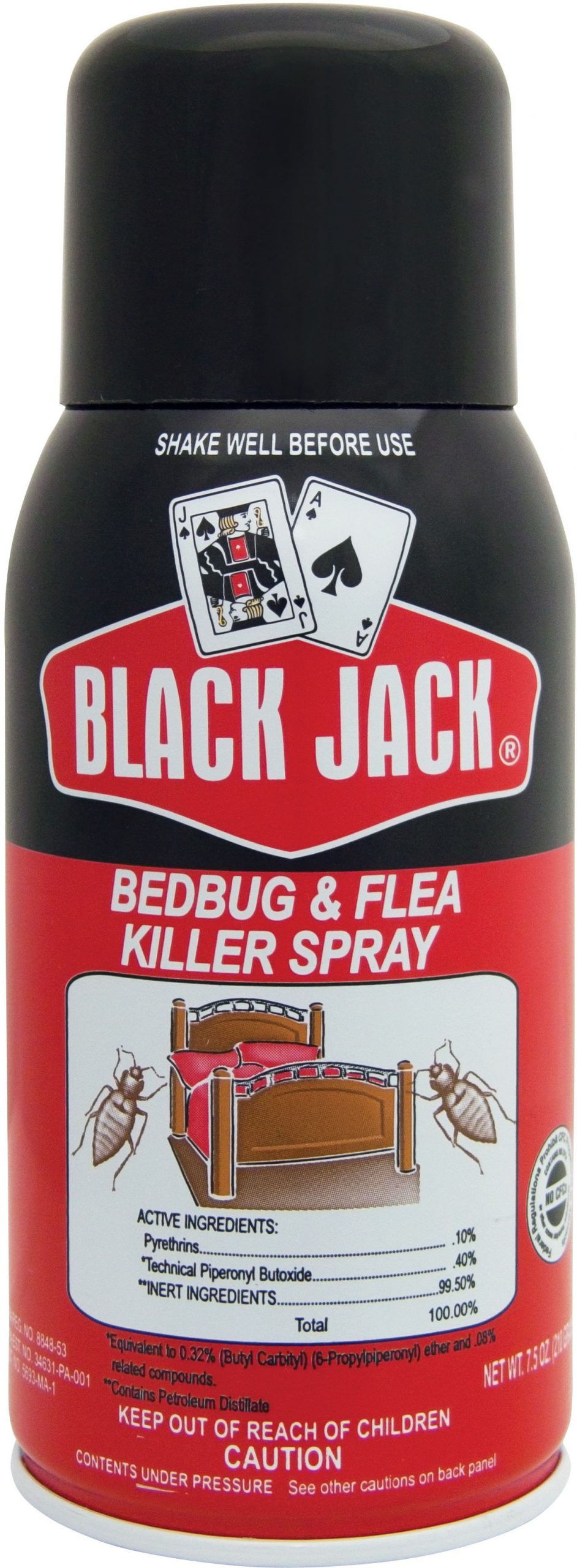 BLACK JACK BED BUG/FLEA SPRAY 7.5oz - Lee Distributors