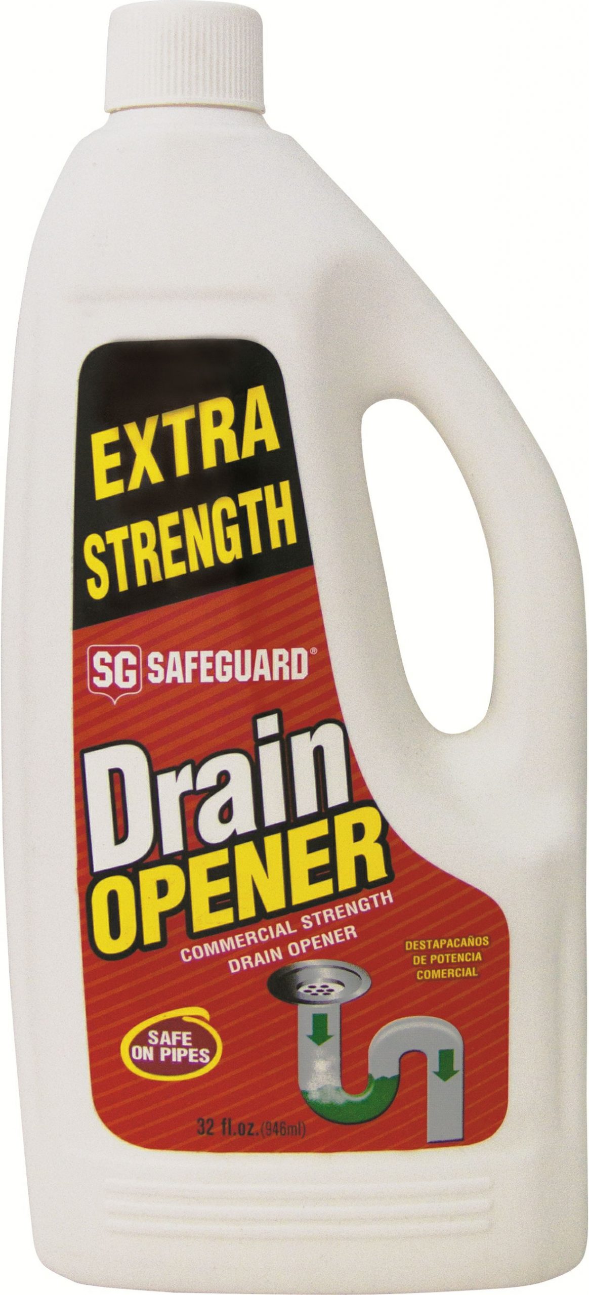 SAFEGUARD DRAIN OPENER 32 oz EXTRA ST Lee Distributors