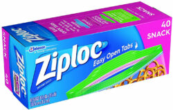 ZIPLOC-SNACK BAG - 40ct      ( # 01358   50ct  ) - Image 1