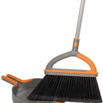 BROOM W/ DUSTPAN - 13"W ERGO CASABELLA - REPLACEABLE BRISTL