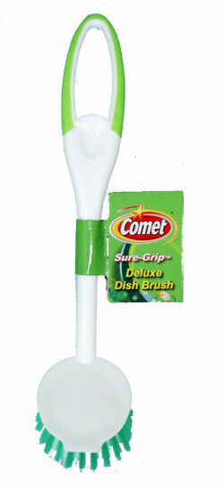 DISH/SINK BRUSH-"COMET" RND. w-GRIP - Image 1