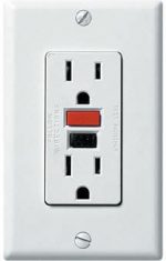 OUTLET GFI 15 AMP - WHITE