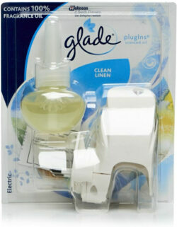 GLADE PLUGIN OIL -STARTER KIT CLEAN LINEN ( # 00382 ) - Image 1
