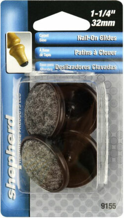 GLIDE/NAIL-ON/CARPET BOTTOM 1-1/4"