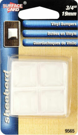 BUMPERS-SQUARE-CLEAR 3/4"