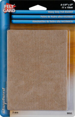 FELT GARD BLANKET-H.D. 6"x4.5" LIGHT BROWN