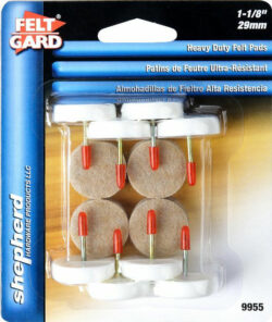 FELT GARD GLIDE-1 1/8 W/1"FELT PAD