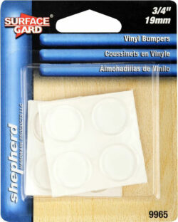 BUMPERS-FLAT-ROUND-CLEAR 3/4"