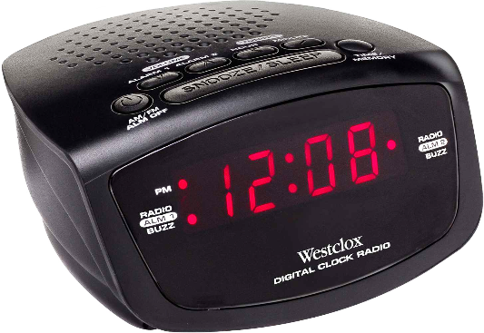 CLOCK RADIO-LED-FM with PLUG - Lee Distributors