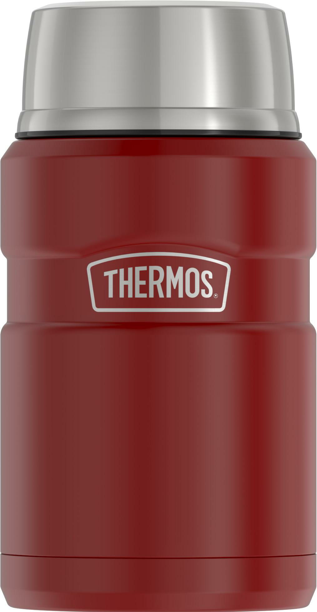 THERMOS SS FOOD JAR 24 oz RED MATTE Lee Distributors