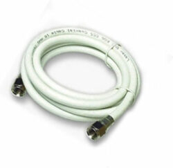 COAX CABLE - WHITE 12 foot