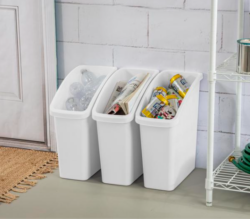 WASTEBASKET-UNDER SINK 16x8x18 WHITE - Image 4