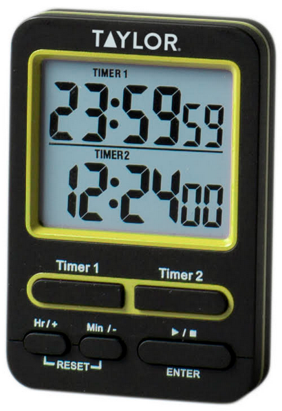 Taylor Dual Event Digital Timer & Clock