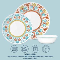 CORELLE MUGLESS RD. 12 pc SET TERRACOTTA DREAMS - Image 4